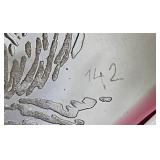 Moser Glass Green Plate 1973 Den Matek Limited Edition Czech Republic With Case