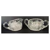 Vintage Crystal and Cut Glass Serving Pieces