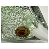 Vintage Swedish Art Glass Duck Figurine