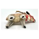 Vintage Reindeer Christmas Figurine