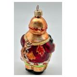 Two Christmas Ornaments including Christopher Radko Woodland Winds Christmas Ornament