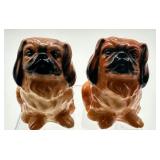 Pair of Royal Doulton Pekinese Dog Figurines
