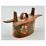 Antique Hand Painted Swedish Tine Box