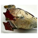 Antique Austria Cold Painted Bronze Duck Figurine