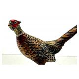 Antique Austria Cold Painted Bronze Pheasant Figurine