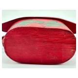 Vintage Hand Painted Small Swedish Tine Box