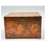Vintage Hand Crafted Wooden Box