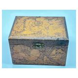 Vintage Hand Crafted Wooden Box