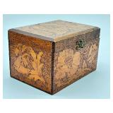 Vintage Hand Crafted Wooden Box