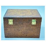 Vintage Hand Crafted Wooden Box