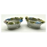 Pair of Antique Elfinware Salt Cellars