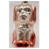 Vintage West German Dog Figurine Christmas Ornament