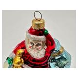 Vintage Polish Santa Figurine Christmas Ornament