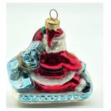 Vintage Polish Santa Figurine Christmas Ornament