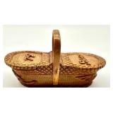 Vintage J. Bonnet (France) Salt and Pepper Basket