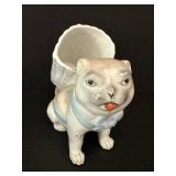 Antique German Dog Figurine Toothpick Holder