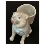 Antique German Dog Figurine Toothpick Holder