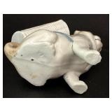 Antique German Dog Figurine Toothpick Holder