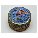 Antique German Elfinware Porcelain Trinket Box