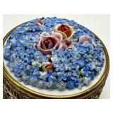 Antique German Elfinware Porcelain Trinket Box