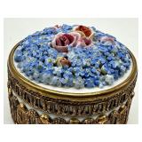 Antique German Elfinware Porcelain Trinket Box