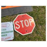 Assorted Signs & Pepsi Thermometer