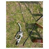 Folding Workmate, Gas Nozzle, Step Ladder & Tire Wrench