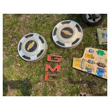 Mixed Automobile Lot - Metal License Plate Year Tags