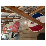 Coca-Cola & Pepsi-Cola Wood Signs - 4 Total