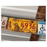 Large Variety of Vintage License Plates - 43 Different