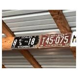 Large Variety of Vintage License Plates - 43 Different