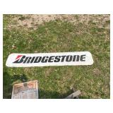 Mixed Lot with Firestone/Bridgestone 2 Sided Sign