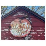 Kendall the 2000 Mile Oil Oval Sign