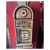 Wood Gas Pump Display Cabinet