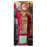 Wood Gas Pump Display Cabinet