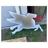 Pegasus Metal Sign
