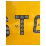 Early Stop Sign with Glass Marbles