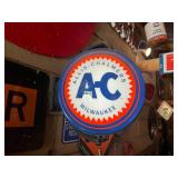 Light Up & Rotating Allis-Chalmers 2 Sided Sign