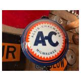 Light Up & Rotating Allis-Chalmers 2 Sided Sign