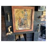 Welding Artwork & Items on Wall