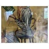 Welding Artwork & Items on Wall