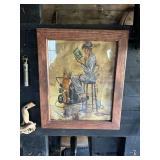 Welding Artwork & Items on Wall