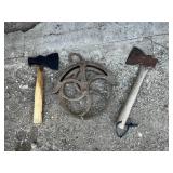 Hatchets & Pulley