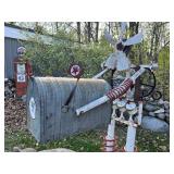 Unique Mailbox Lawn Art