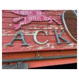 Black Smith 12" Tall Letters