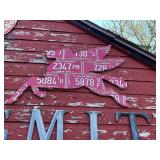 Pair of Pegasus Horses Made from License Plates