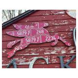 Pair of Pegasus Horses Made from License Plates