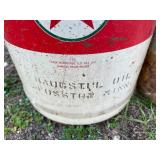 Texaco 5 Gallon Oil Cans