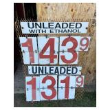 Fuel Price Flip Sign