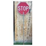 Construction Zone Stop - Slow Sign